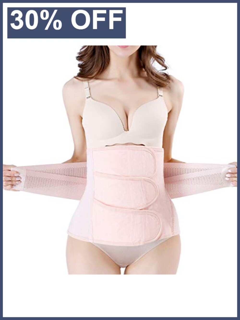 Postpartum Girdle C-Section Recovery Belly Wrap Band Adjustable Compression